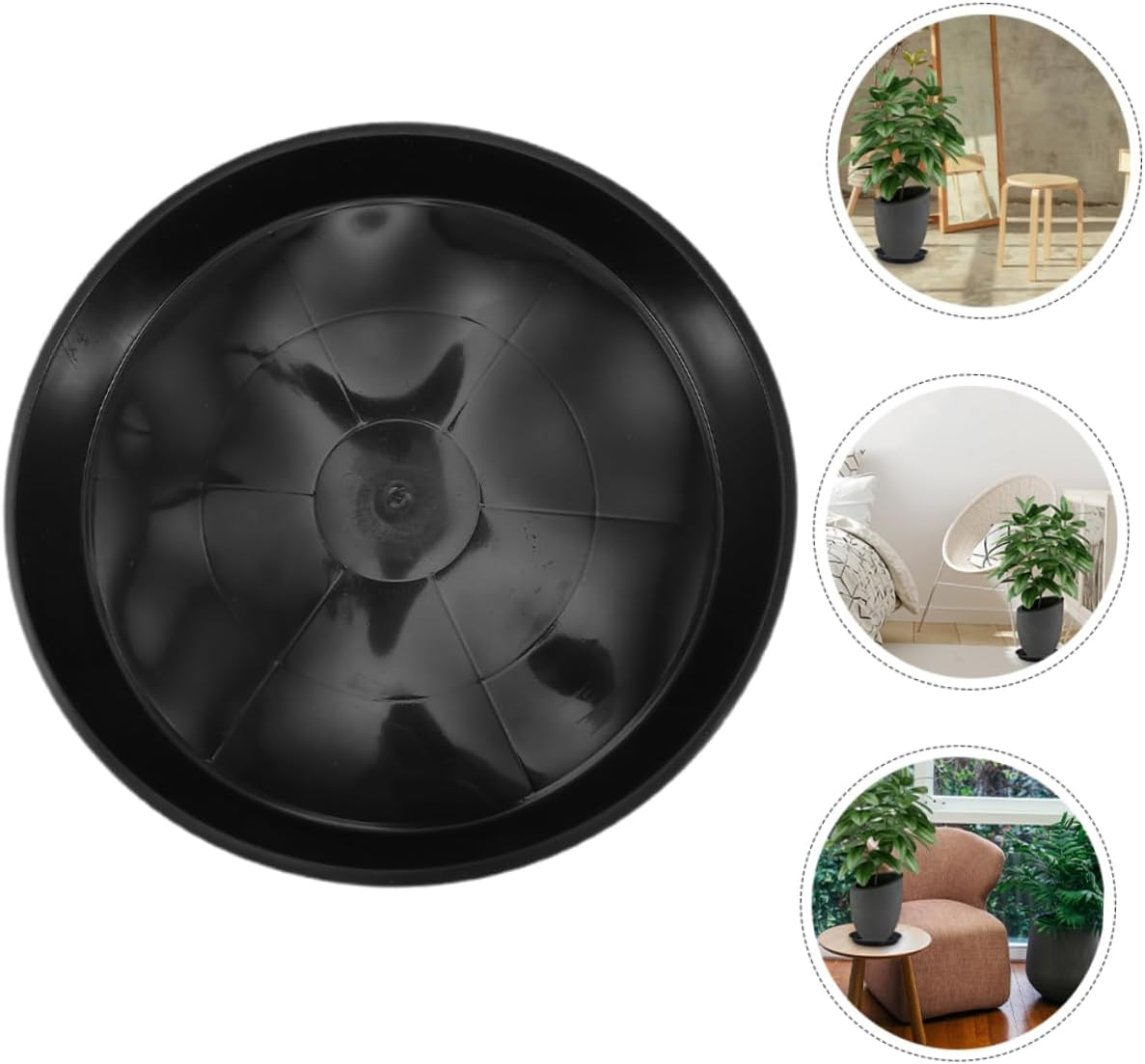 8Pcs Plant Saucers Plant Trays Drainage Versatile for Indoor Gardening image number 5