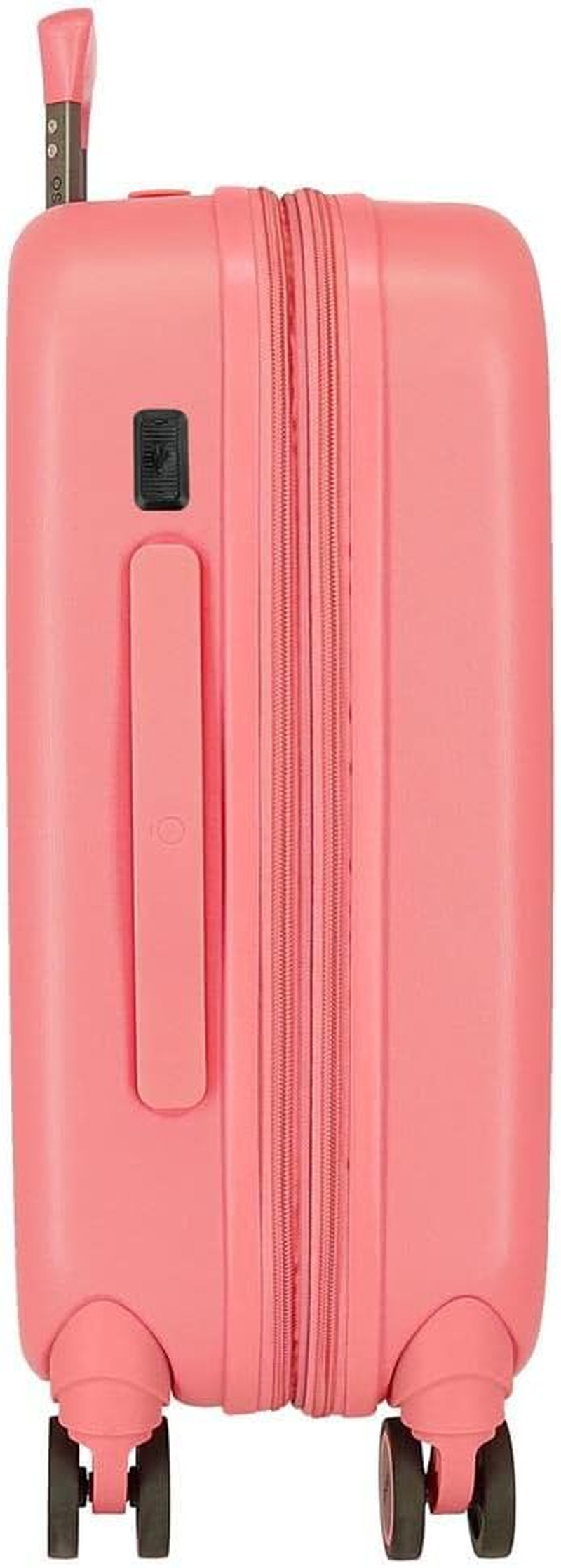 Enso Beautiful Natura Cabin Suitcase Pink 40 X 55 X 20 Cm Hard ABS Closure TSA 37L 2.7 Kg 4 Wheels Double Luggage Hand Luggage, Pink, Cabin Suitcase, Pink, Cabin Suitcase