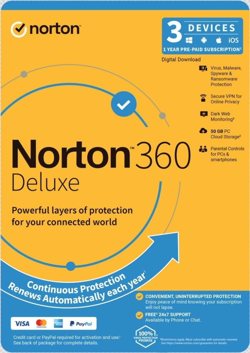 Norton 360 Standard Empower 10Gb Au 1 User 3 Device OEM Antivirus Software