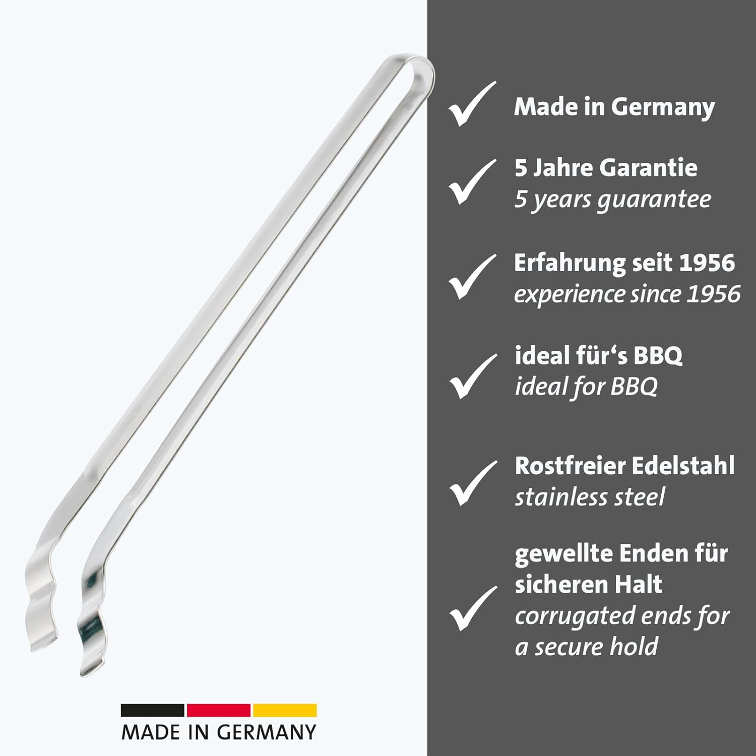 Westmark 4004094127472 Barbecue Tongs, Silver, 4004094127472 image number 5