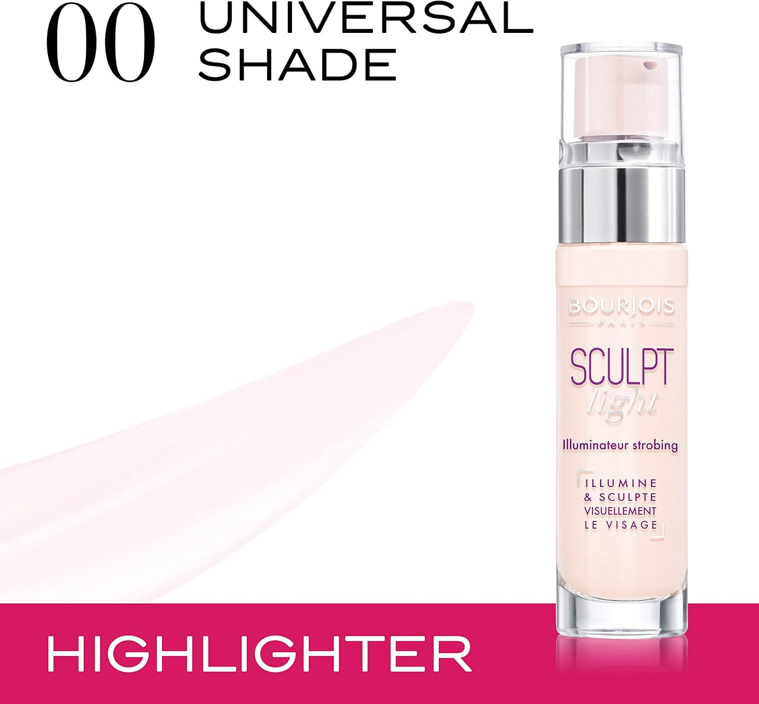Bourjois Sculpt Light Highlighter Universal Shade Clear, 15Ml image number 5