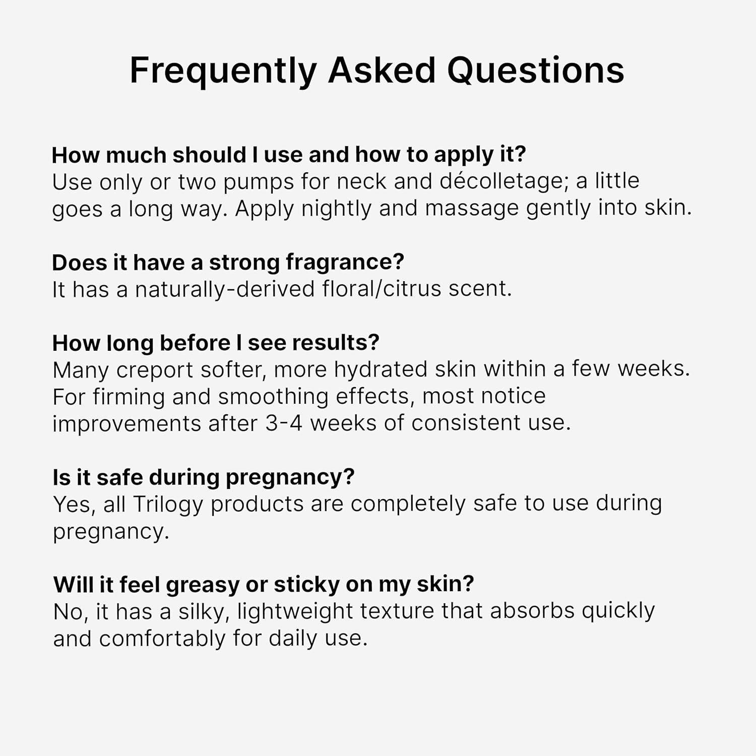 Trilogy Pro-Collagen+ Neckline TLC Treatment, Firming & Lifting Cream for Neck and D&eacute;colletage, 1.52 Fl Oz / 45 Ml image number 5