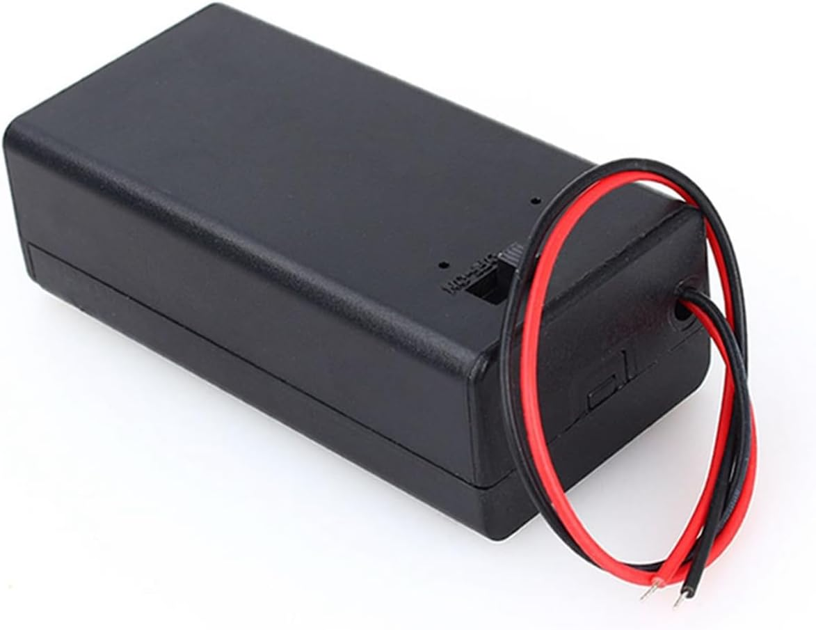 9V PP3 Battery Holder Box with On/Off Switch and Cover, DC Housing with 150Mm Wire，Durable for Electronic Applications image number 5