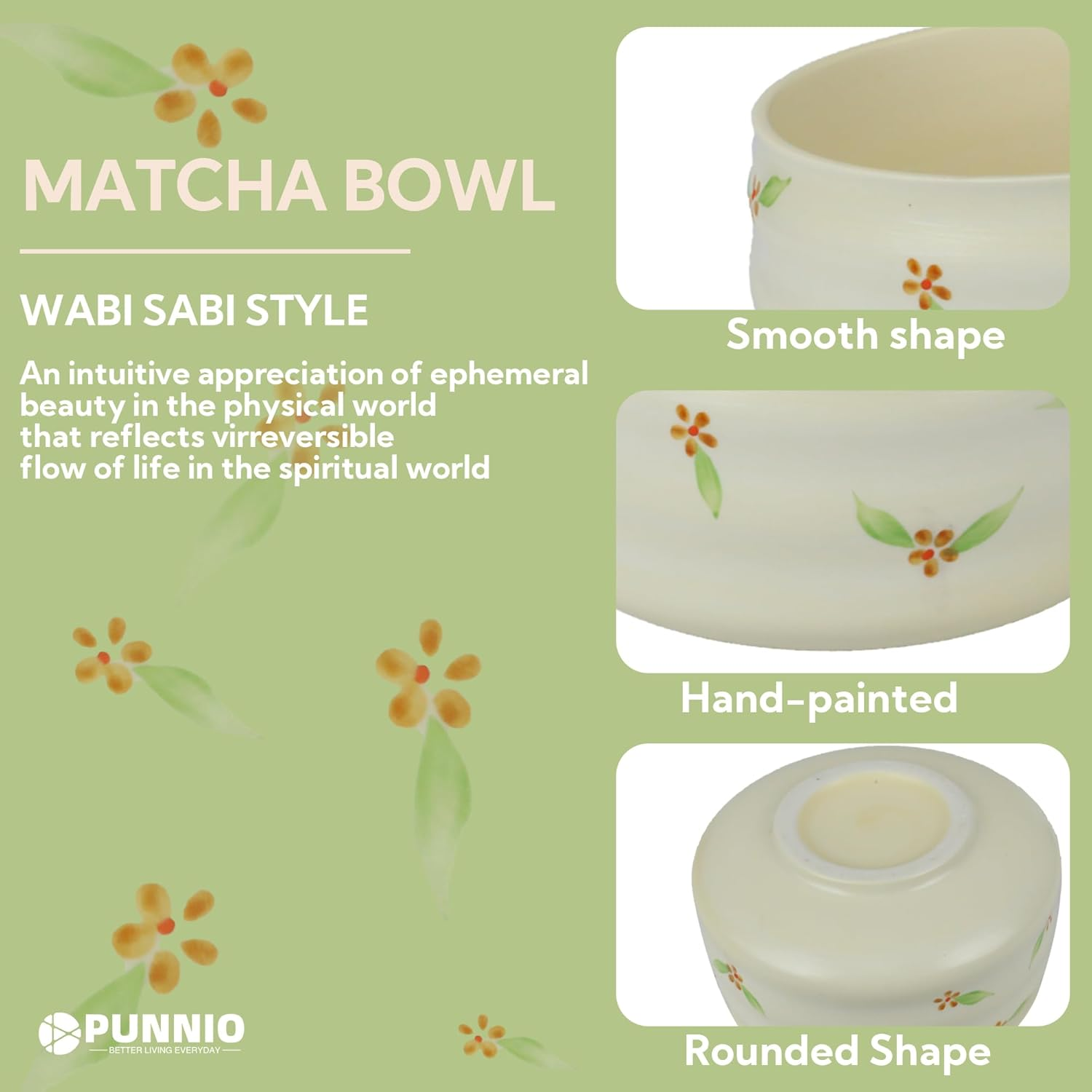 Japanese Matcha Bowl, Matcha Bowl for Matcha Powder/Matcha Tea/Japanese Matcha image number 5