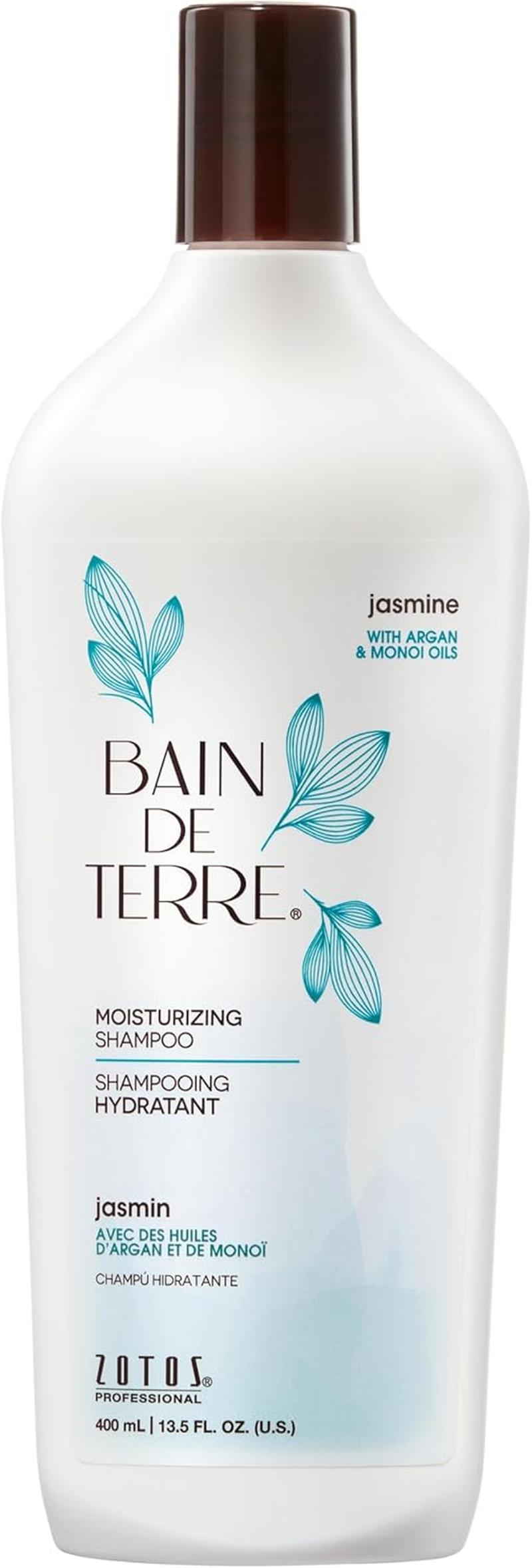 Bain De Terre Jasmine Moisturizing Shampoo by Bain De Terre for Unisex - 13.5 Oz Shampoo, 399.25 Millilitre image number 1