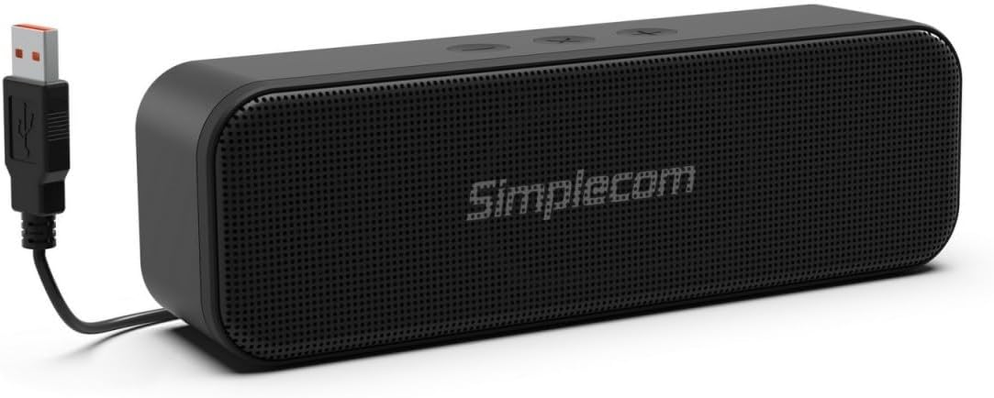 Simplecom UM228 Portable USB Stereo Soundbar Speaker Plug and Play with Volume Control for PC Laptop image number 4