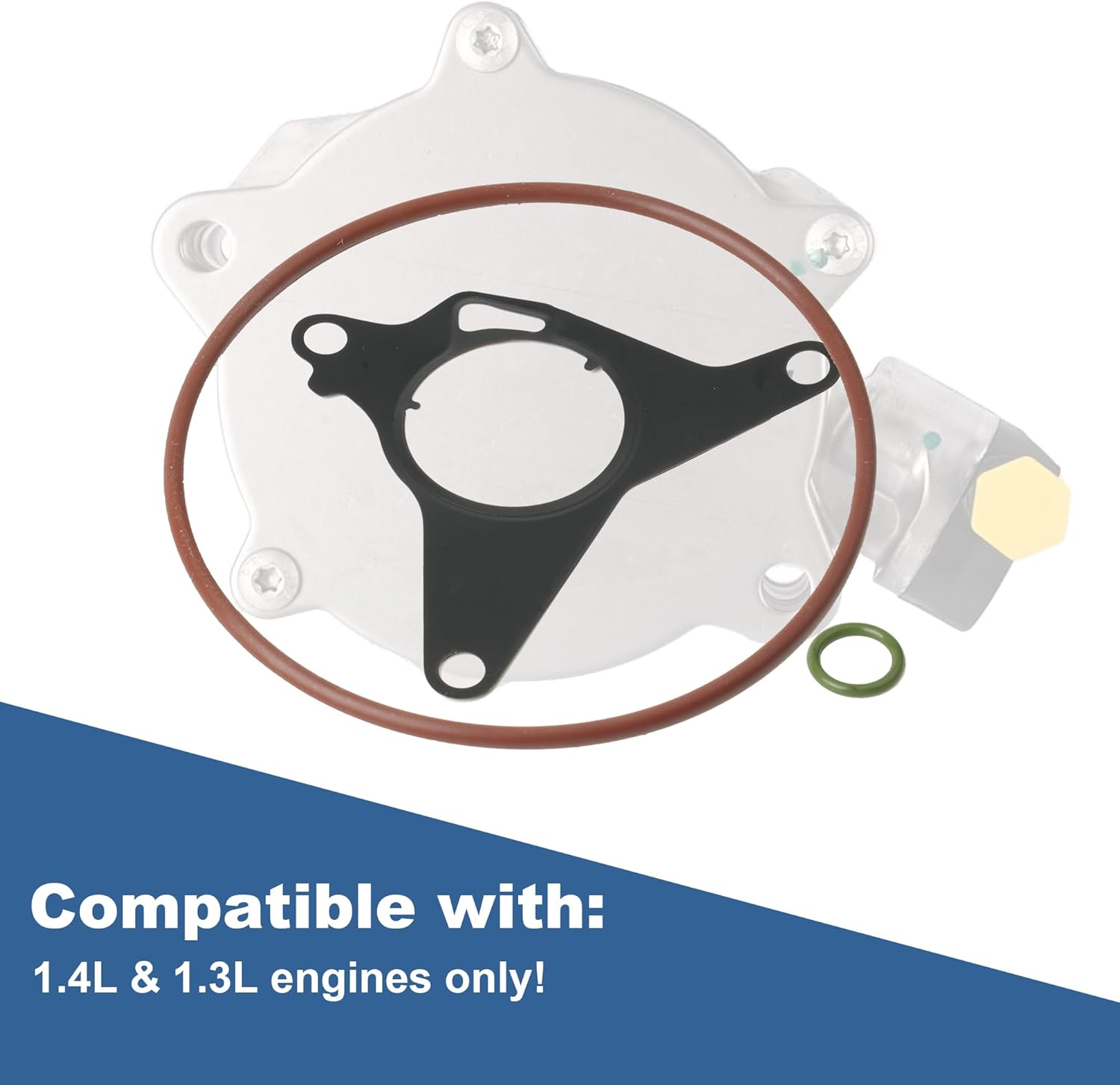 Vacuum Pump Rebuild Seal Kit Compatible with Fiat, Jeep 1.4L 1.3L Engines 68120415AA 55233645