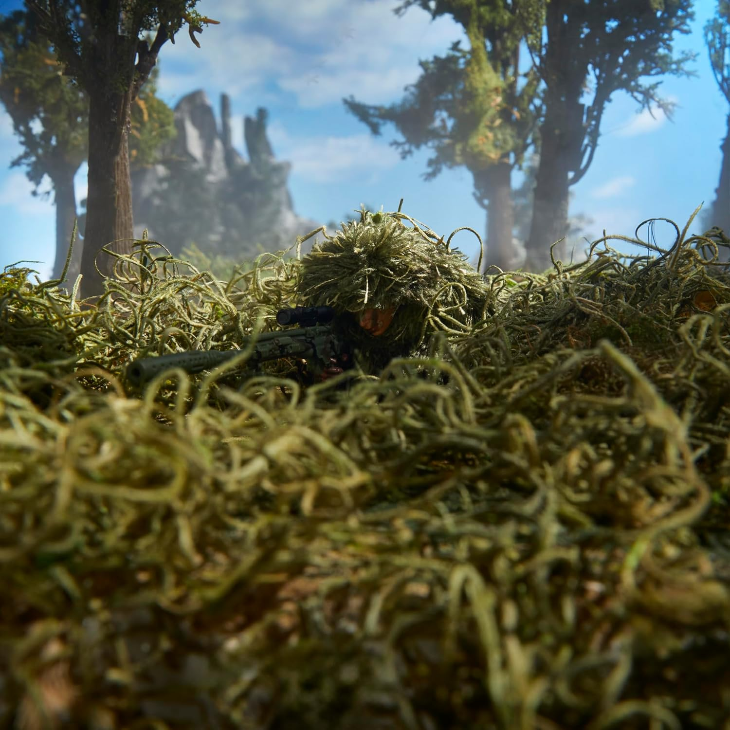 G.I. Joe Classified Series 60Th Anniversary Action Marine - Sniper, Collectible 6 Inch Action Figure with Ghillie Suit and 19 Accessories