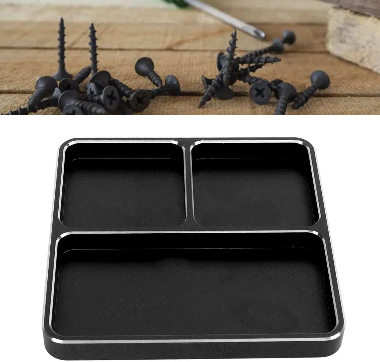 RC Magnetic Parts Tray, Metal RC Screw Tray RC Repair Tool Storage Function Aluminum Alloy for RC Car (Pomyaectdin5Kg7-11) image number 6