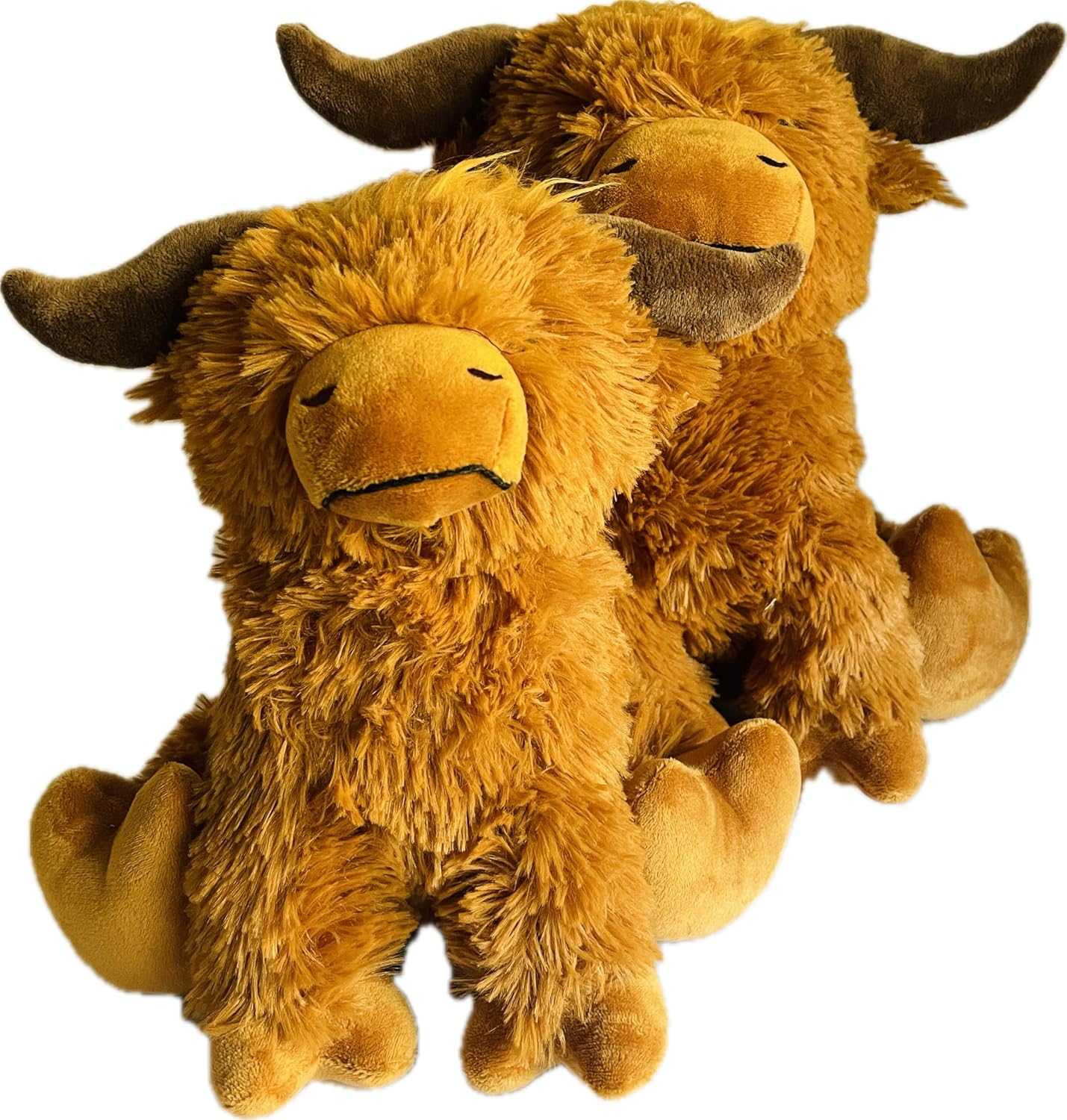 Khevga Fabric Door Stop Animal - High Quality Highland Cattle Door Holder, 1 Kg Weight, 23 Cm High, Rustic Design, Door Buffer Decoration for Living Room, Office & Children'S Room, Brown, Robust image number 4