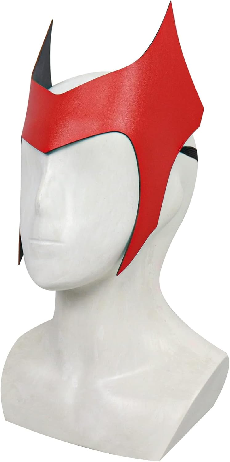 Bulex Wanda Maximoff Headpieces Crown Cosplay Costumes Mask Prop Halloween Leather Headgear image number 1