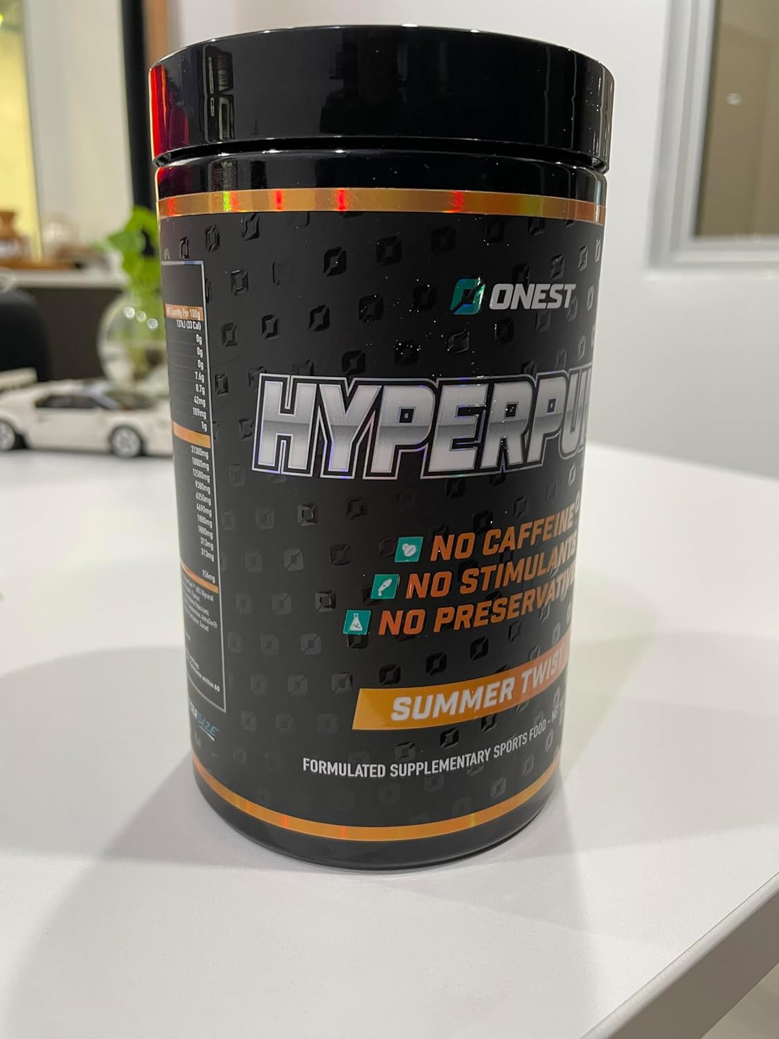 ONEST Hyperpump Stimulant Free Pre Workout Powder &ndash; 400G (25 Servings) Caffeine & Preservatives Free Sports Supplements for Boosted Strength, Speed, Stamina and Muscle Pumps image number 4