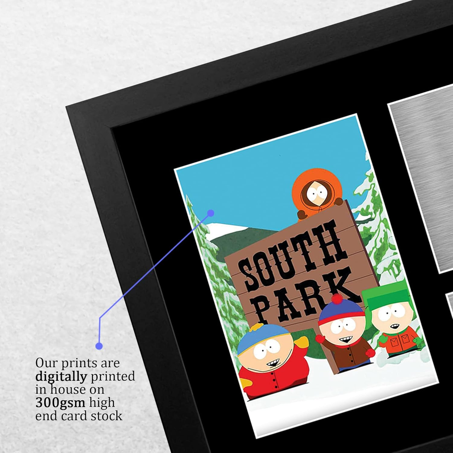 HWC Trading FR A4 Trey Parker & Matt Stone South Park Gifts Printed Signed Autograph Picture for TV Show Fans - A4 Framed