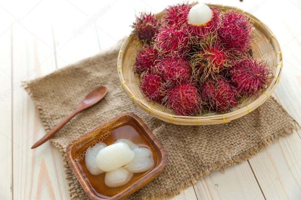 Golden Choice Rambutan in Syrup | Canned Fruit for Healthy Snacks | 565 G
