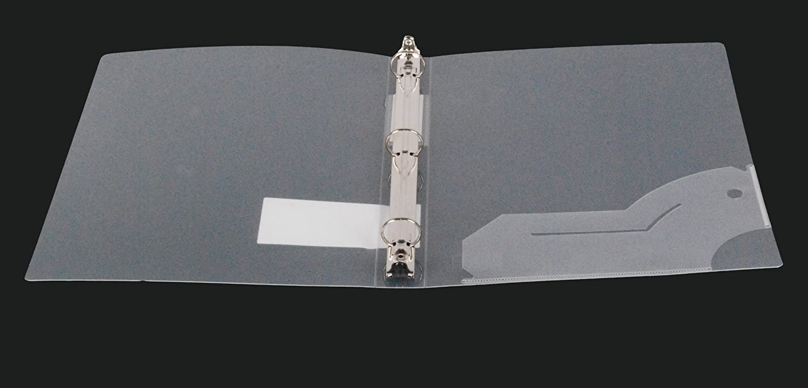 Filexec Products 1-Inch 3 Ring Binder, Clear, Pack of 2 (50297-64223) image number 1