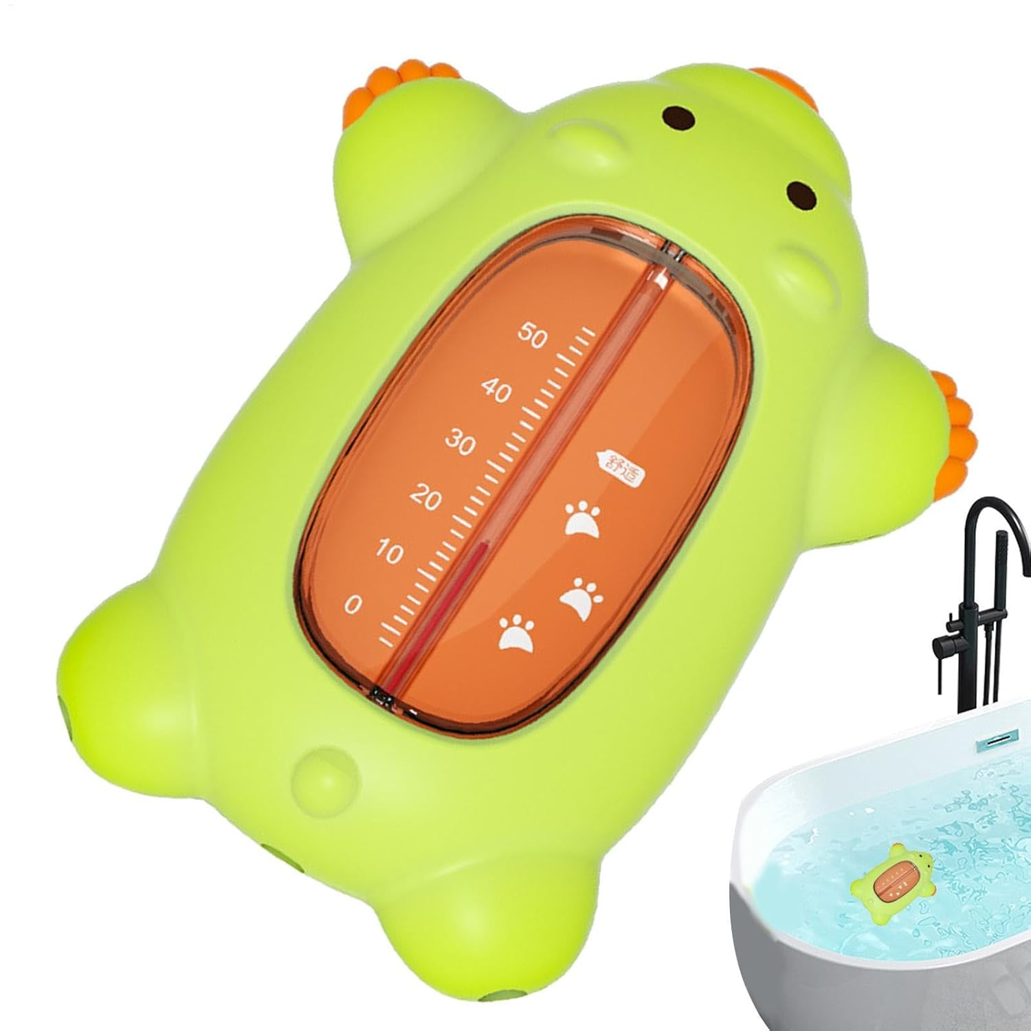 Bath Thermograph Baby Safety - Cartoon Water Temperature Thermograph | Safety Floating Toy, Bathtub Heat Measuring Tool for Bathtub, Swimming Pool