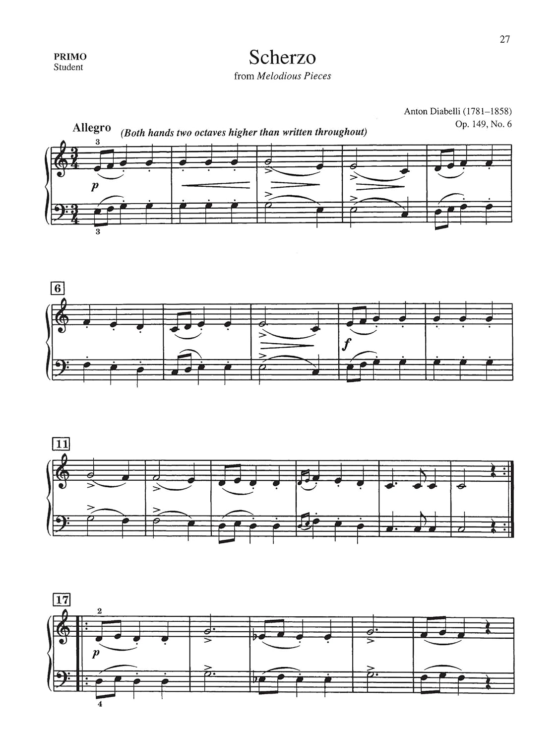 Easy Classical Piano Duets 1 image number 2