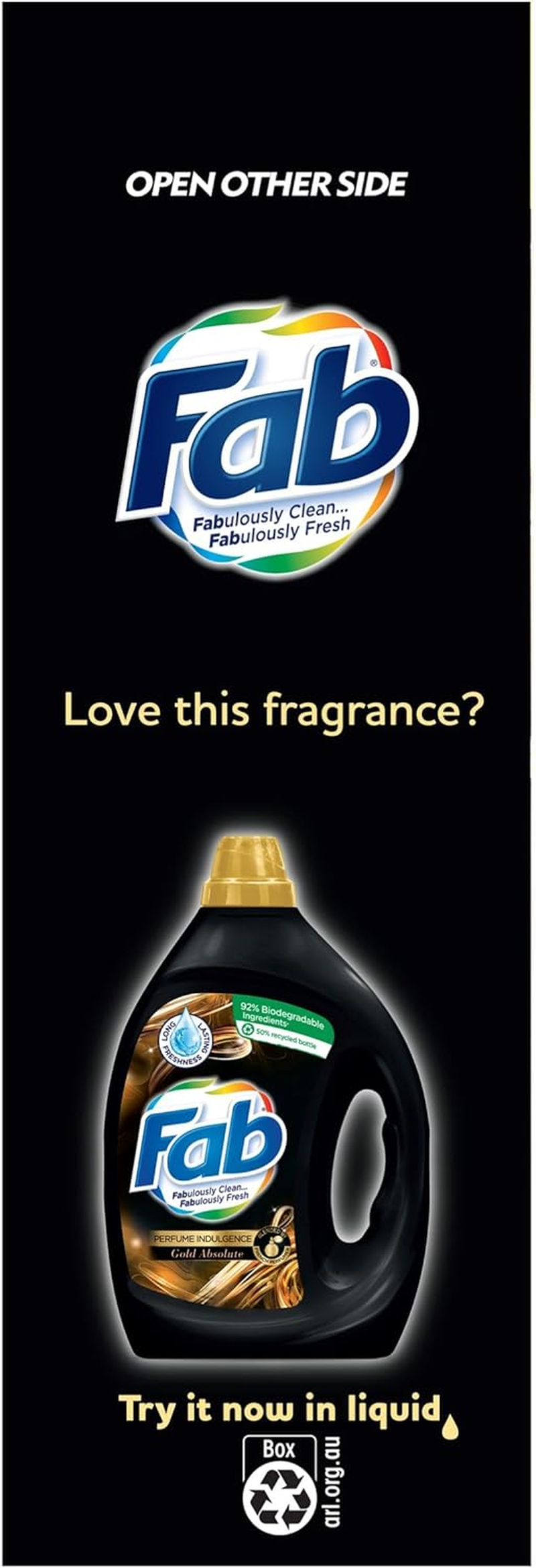 Fab Perfume Indulgence Gold Absolute Laundry Powder Detergent, 3.8 Kilograms image number 4