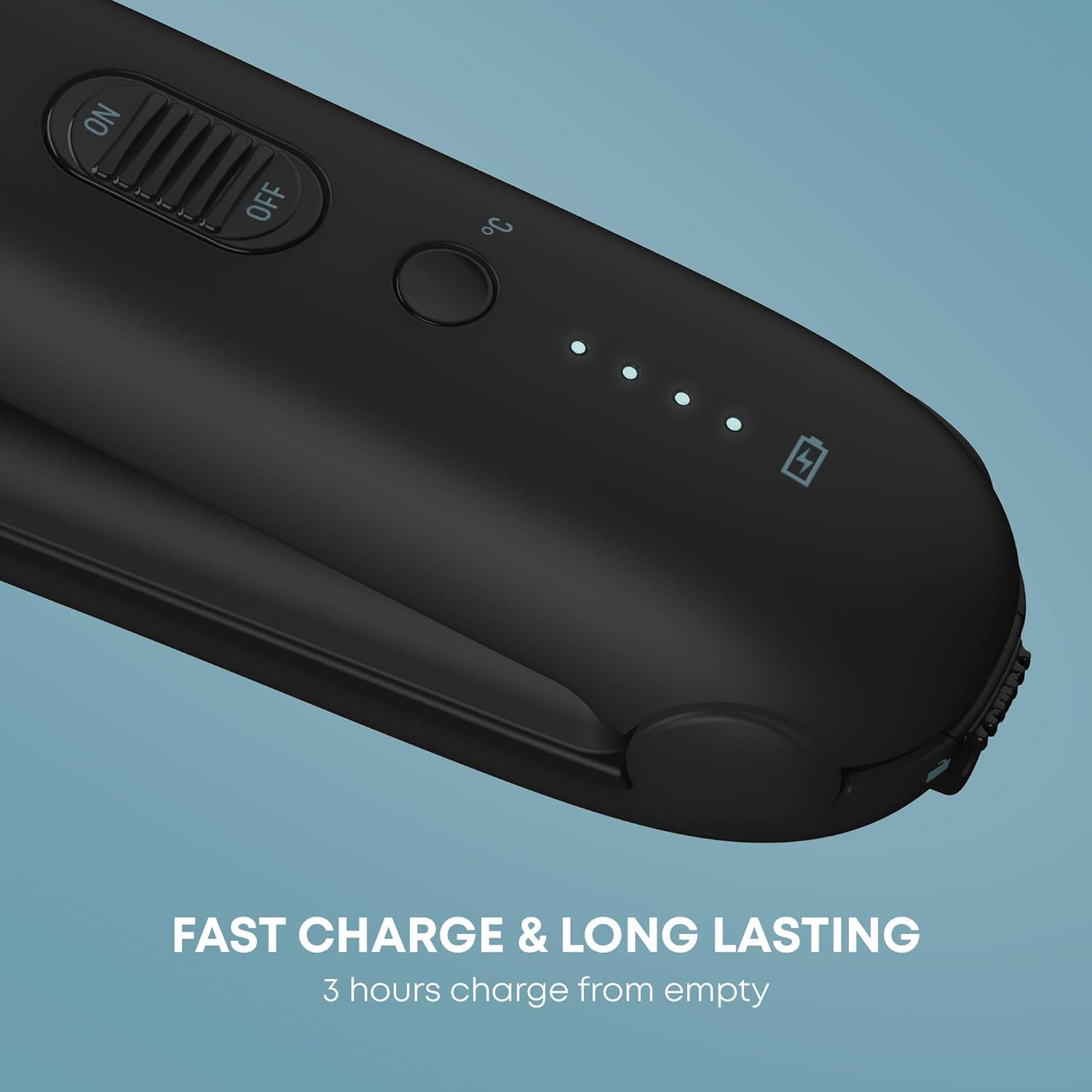 Revamp Progloss Liberate Cordless Compact Hair Straightener image number 4