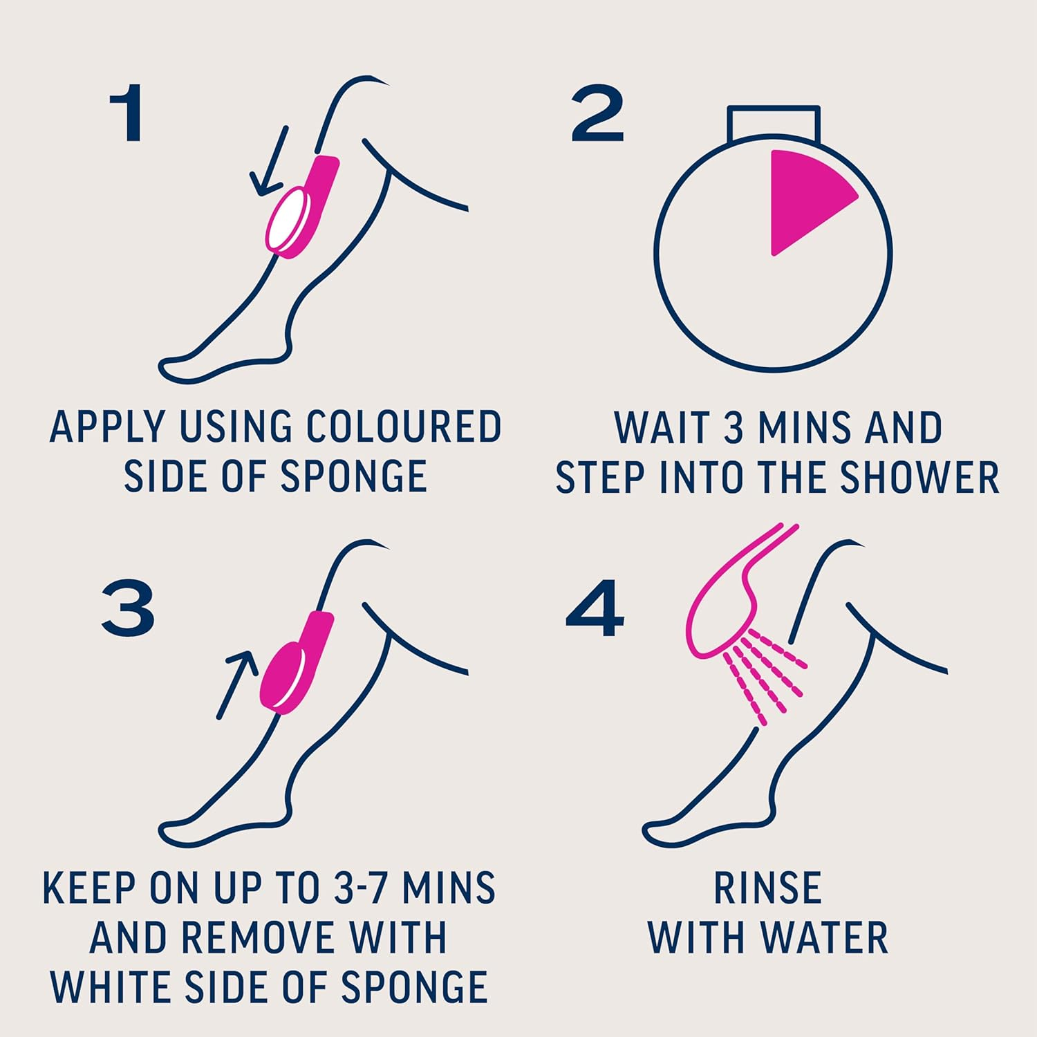 Veet Pure in Shower Hair Removal Cream for Sensitive Skin 400Ml image number 5