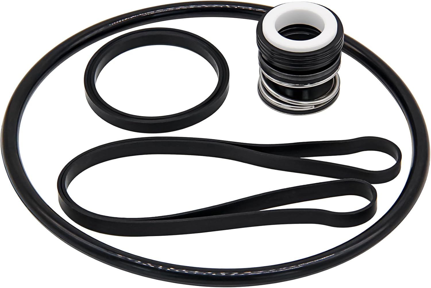Koatukys SP3000X Shaft Seal Gaskets and O-Ring Kit for Hayward Super II Pool Pump Series with Diffuser, Lid Gasket, Housing Gasket and Shaft Seal Assembly SPX1600Z2 PS-201 image number 6