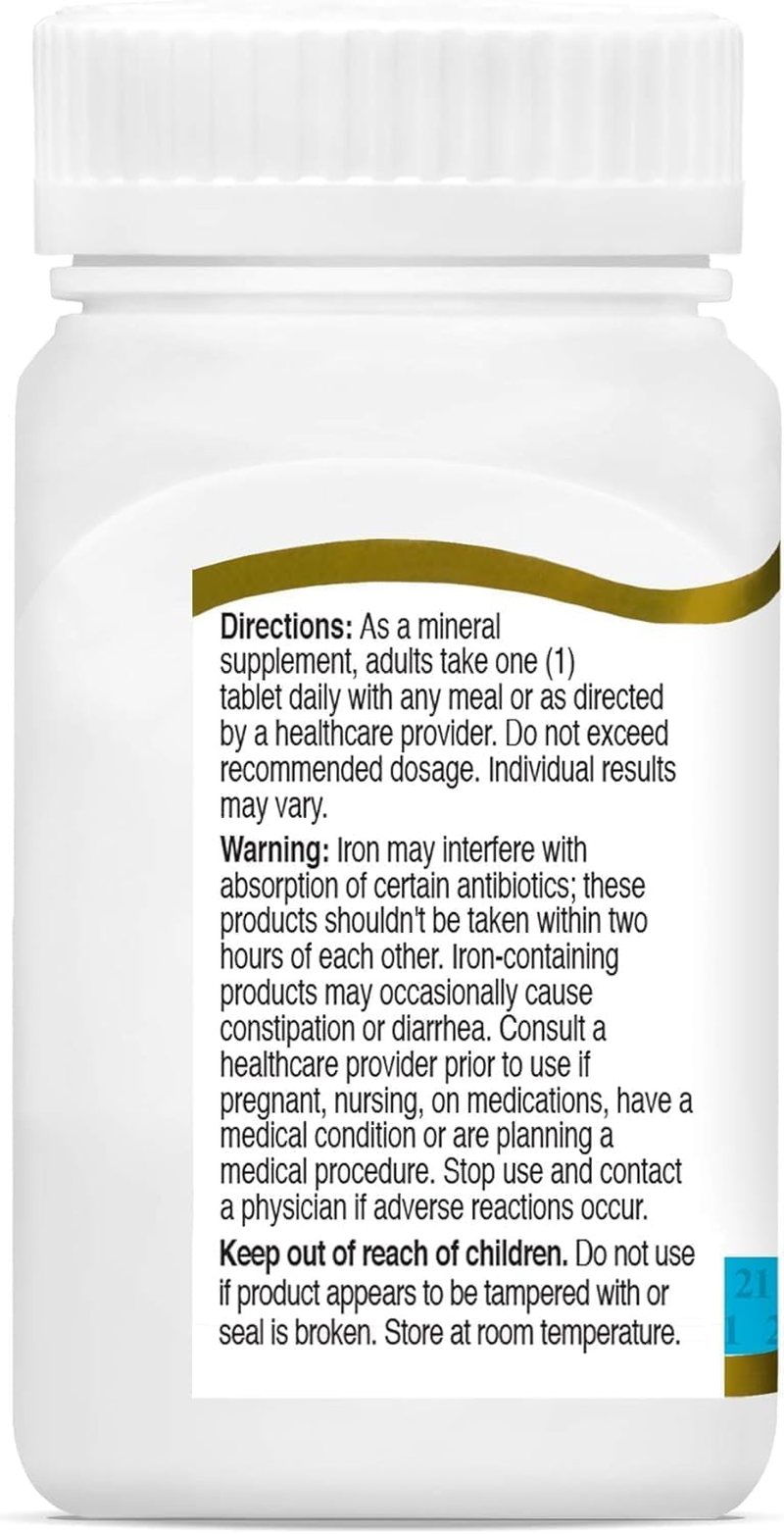 21St Century Iron 65 Mg Ferrous Sulfate 325 Mg Tablets, 100 Count image number 4