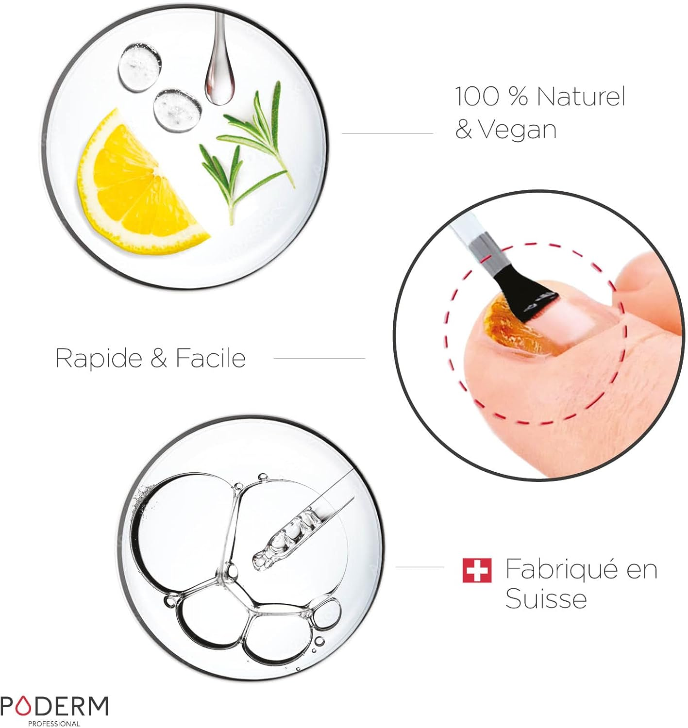 PODERM - 2X PACK - 2-In-1 FUNGAL INFECTION NAIL TREATMENT| with Exceptional Plants with Powerful Anti-Fungal Restorative Properties | Professional Foot/Hand Treatment | Quick & Easy | Swiss Made