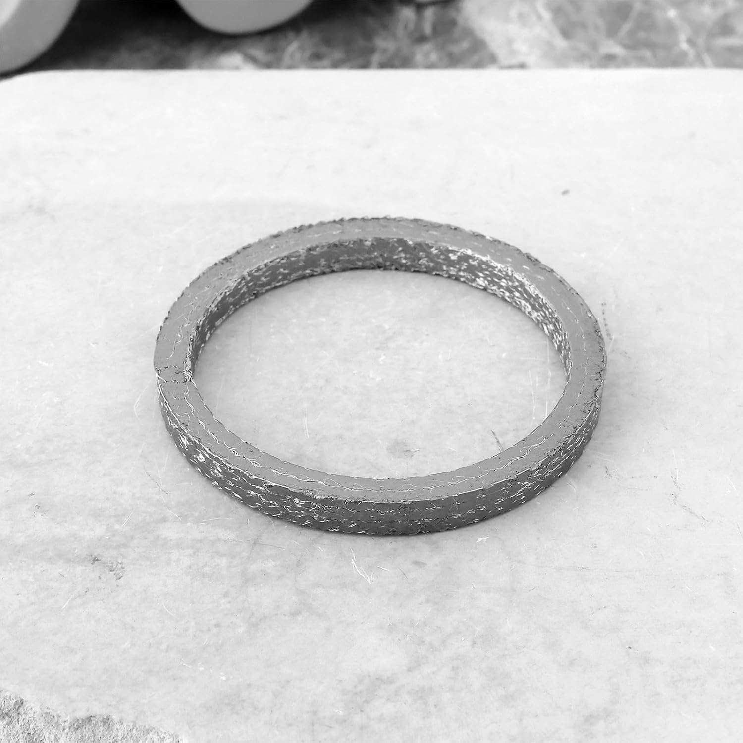 SG Store 1 Pair Motorcycle Exhaust Port Gaskets Thick Tapered Exhaust Gaskets 65324-83A 17048-98 65324-83B 65834-98-X2 Compatible with Ha-Rley Davidson (1984-Up) 50X42X4.5Mm