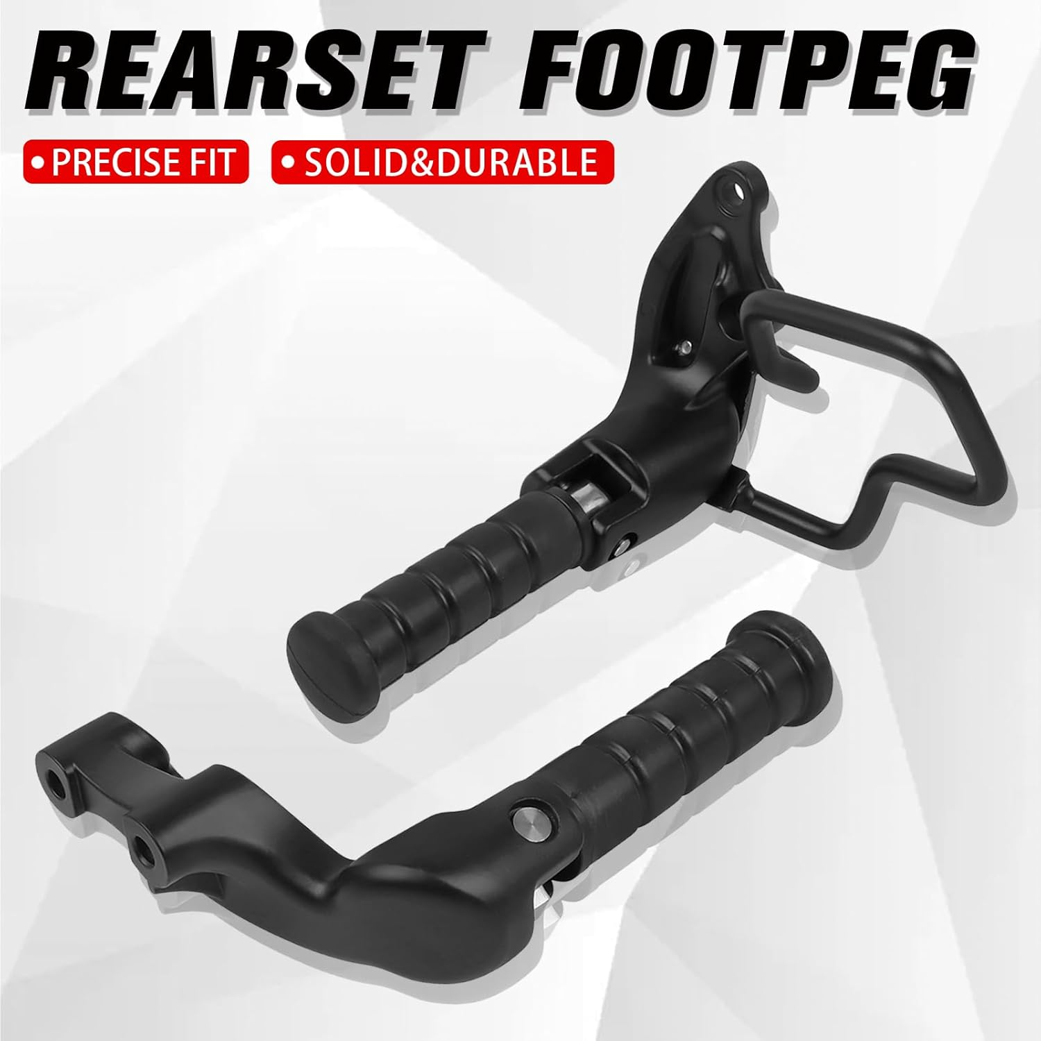 Motorcycle Footpegs Rear Passenger Foot Pegs Replacement for Indian Scout 2015-2025 Scout Sixty 2016-2025 Scout Bobber 2018-2025 Foot Rests Pedal (Black) image number 6