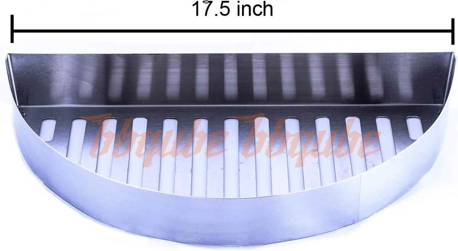 Half Moon Searing Tray Charcoal Basket for Char-Griller Akorn Kamado, Blaze Grill Kamado, Pit Boss 24, and Many Large Kamado Grills image number 2