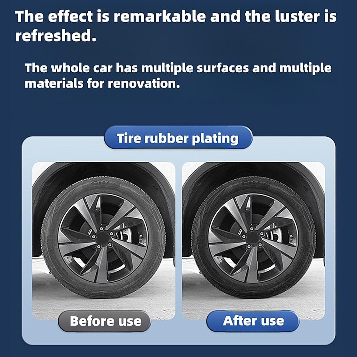 Car Interior Restorer | Leather Maintenance Wax - 100G Automotive Wax Safe Long Lasting Cleaner Coating Paste Detailing Supplies for Wheel image number 3