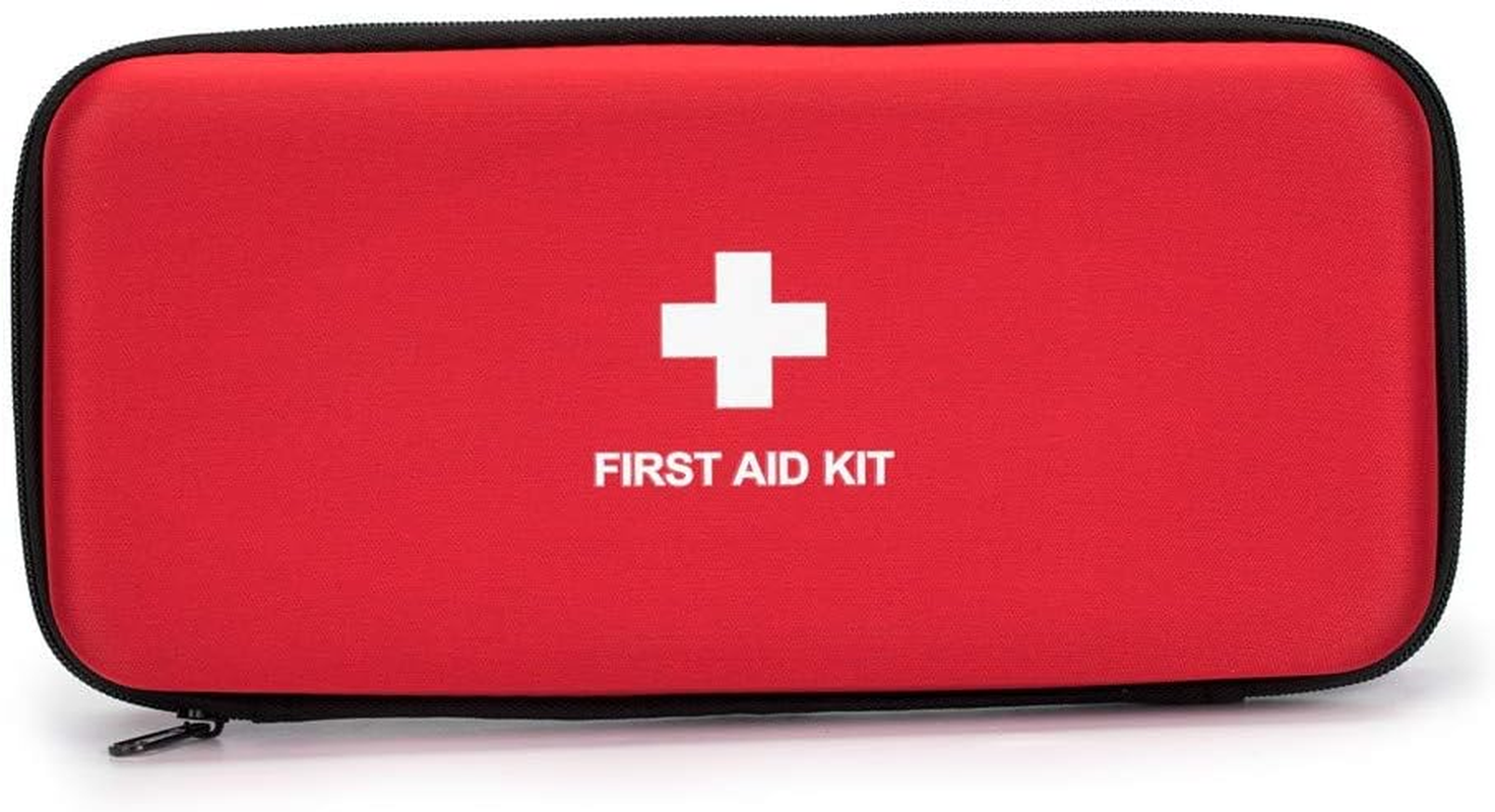 First Aid Hard Case Empty First Aid Hard Emergency Case Bags EVA Red Medical Bag for Home Health Emergency First Responder Camping Outdoors (Red Bb)