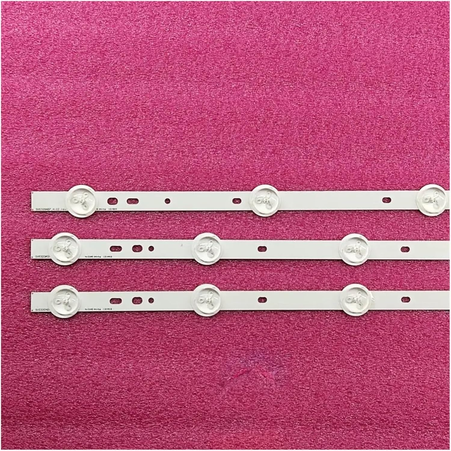 LED Array Bars for P.-H Ilips 32PFL3107H/12 32PFL3107H/60 32" LED Backlight Strips Matrix Kit SVS320AA6 SVS320AD7 Lamps Lens Banss (Color : 15Pcs 5TV)