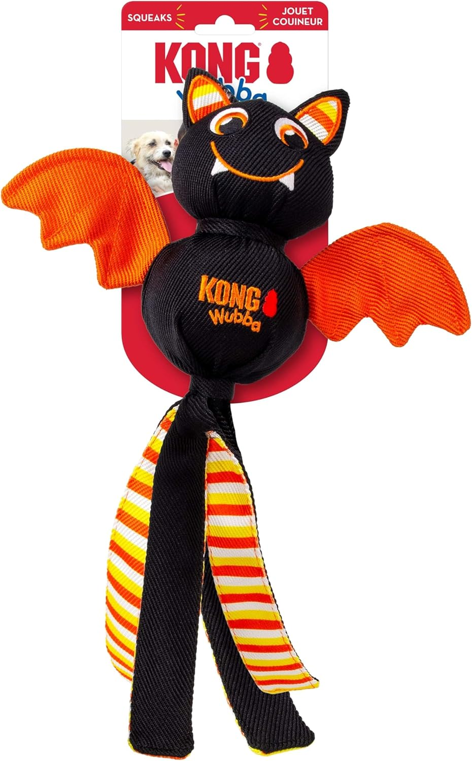 KONG - Halloween Wubba Ballistic Bat - for Large Dogs image number 5
