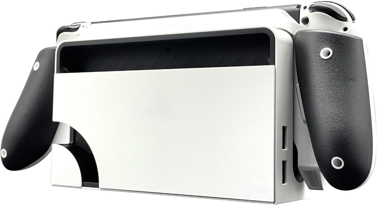 Satisfye - Zengrip Ronin White Grip, a Dockable Switch Grip Compatible with Nintendo Switch - Comfortable & Ergonomic Grip, Joy Con & Switch Control. #1 Switch Accessories Designed for Gamers (White) image number 6