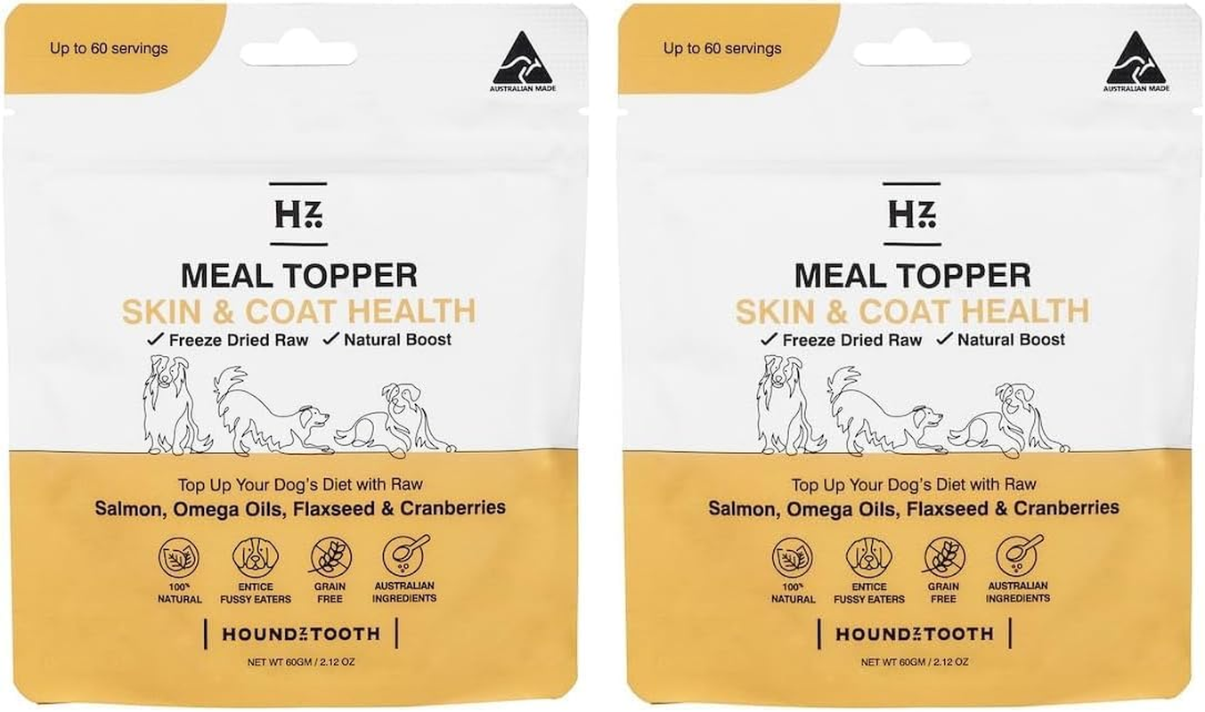 Houndztooth Meal Topper Skin & Coat Health Dog Food 60 G image number 4
