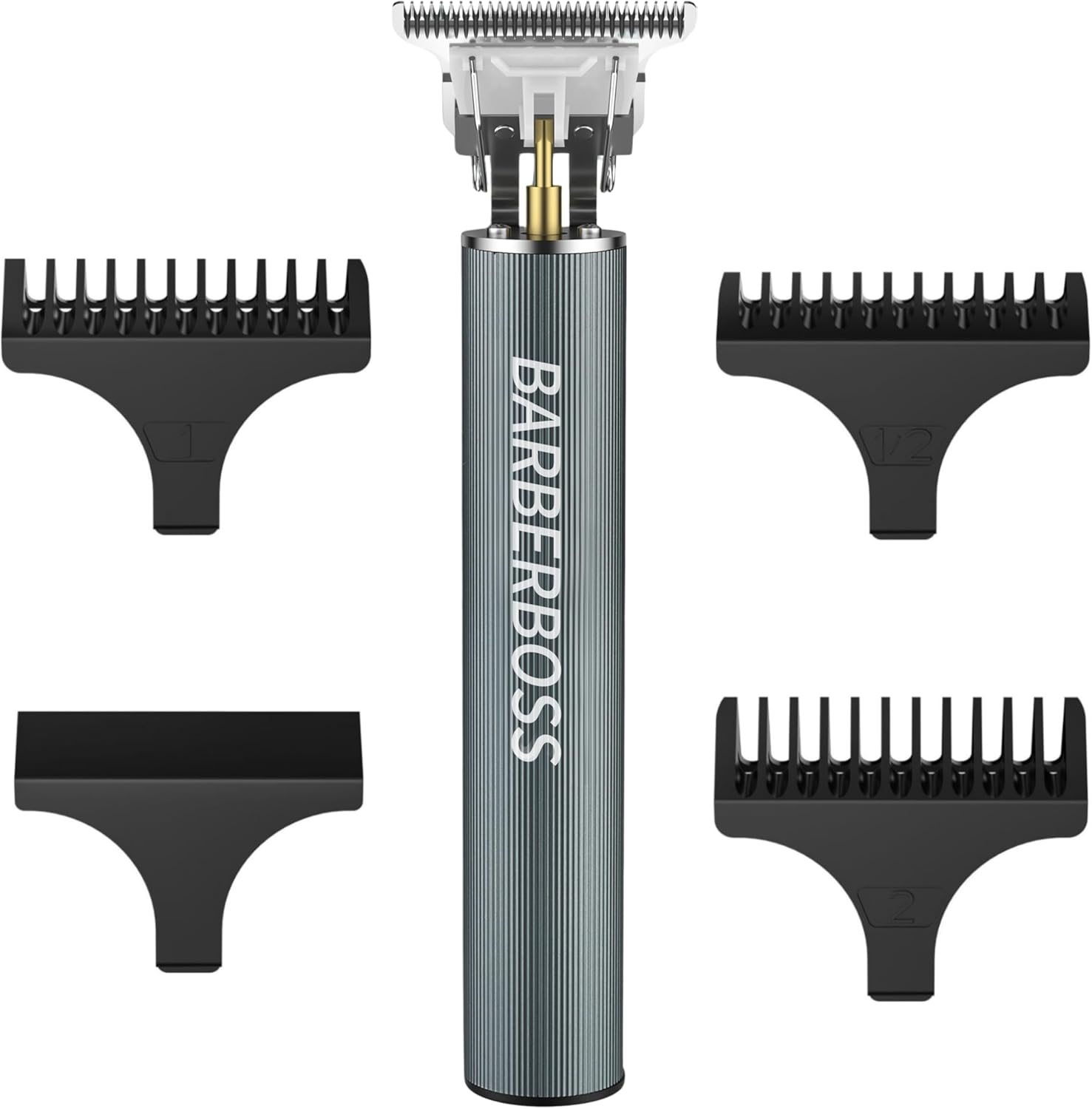 Barberboss T-Blade Hair Trimmer, Beard Trimmer for Men, Wireless Detail Hair Trimmer, Precision Care Kit with USB Charging Function and 3 Attachment Combs image number 4