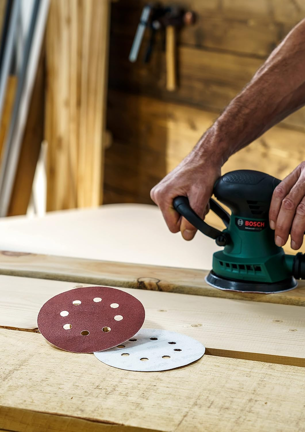 Bosch 25-Piece Sanding Sheet Set (&Oslash; 125Mm, Grit 80/120/240, Accessories for Random Orbital Sanders) image number 6