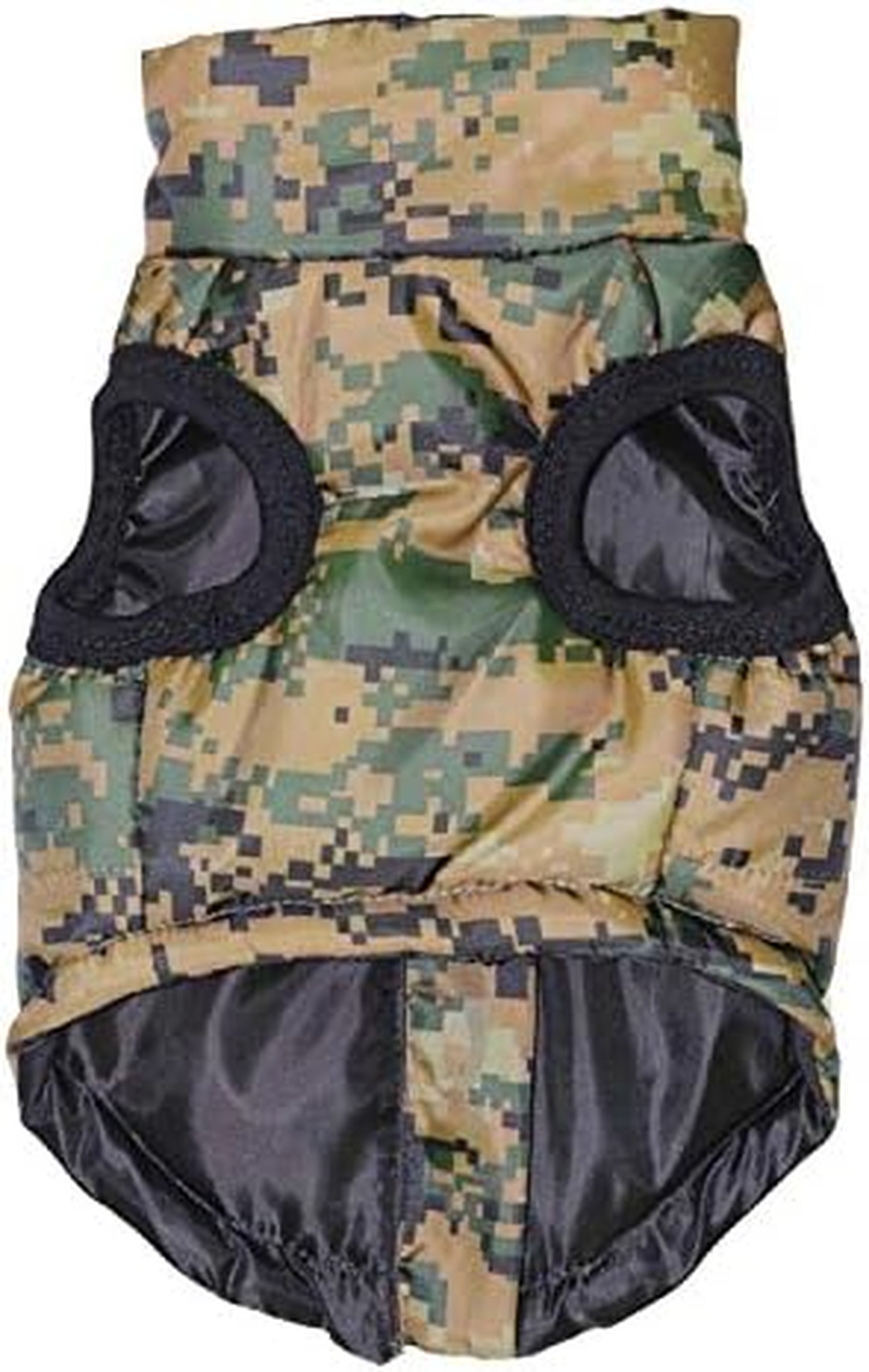 BT Bear&reg; Puppy Coat,Small Dog Winter Coat Vest Puppy Soft Warm Coat Jacket Clothing Costume for Cats Puppy Small Dogs (X-Large-Back Length 39Cm, Camouflage) image number 2