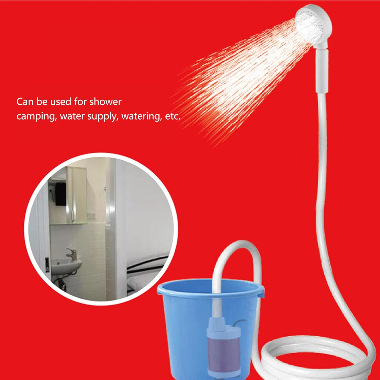 Submersible Pump DC 12V 20W 700L H Low Noise Wide Application for Fish Tank, Water Supply, Outdoor Camping image number 2