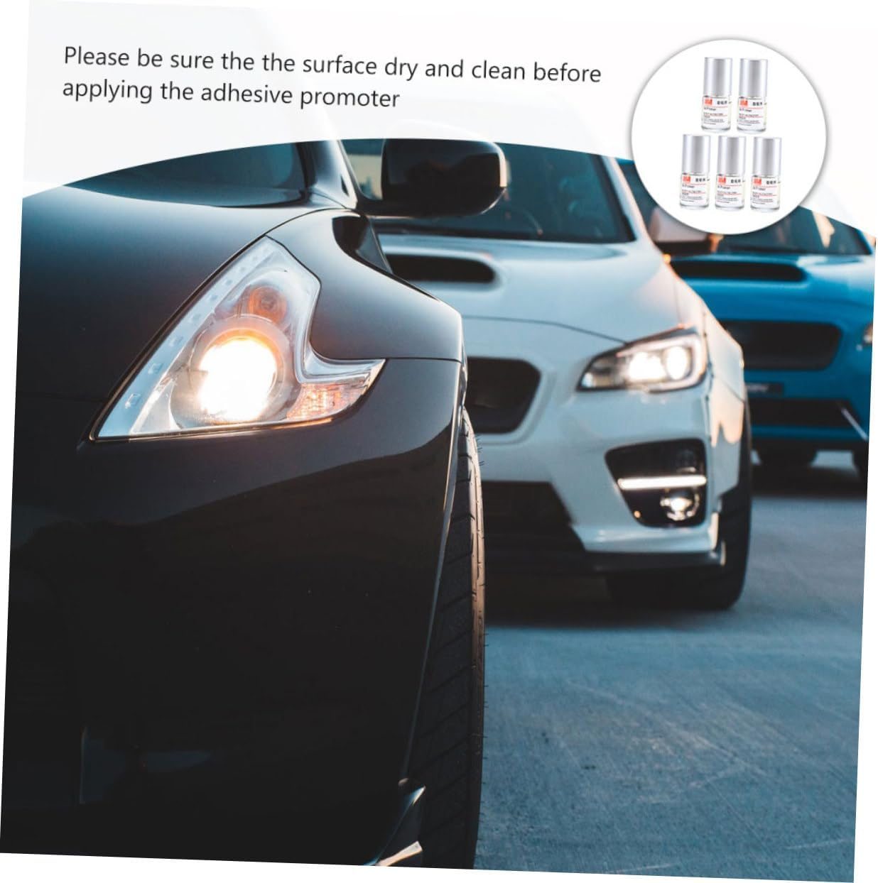 GANAZONO Bottles Adhesion Promoter Automotive Double-Sided Adhesive Tape Promoter for Car Accessories image number 1