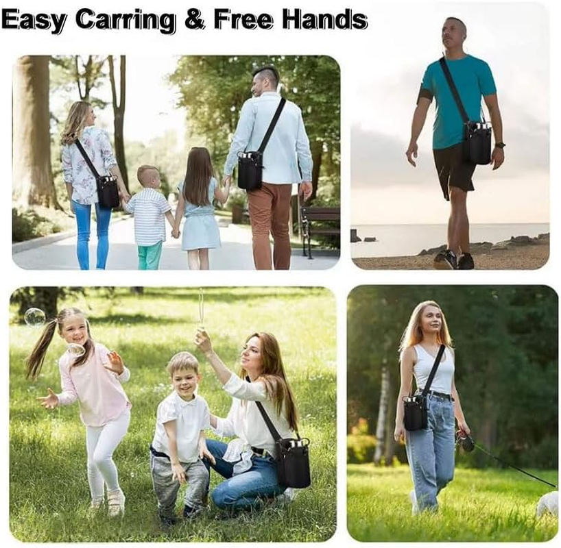 Super Strong Magnetic Gym Bag,Water Bottle Holder with Adjustable Strap & Multiple Pockets, Durable Gym Accessories Organizer for Men & Women, Hiking, Sports, Travel image number 3