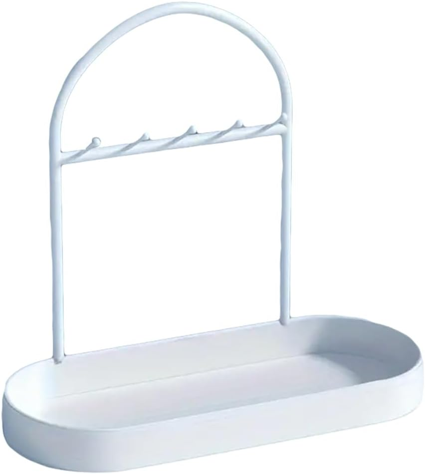 AIMALL Key Entry Door Storage Rack - Stylish Entrance Storage Organizer with Hooks for Keys, Jewelry, and Accessories, Shoe Cabinet and Mask Hanger