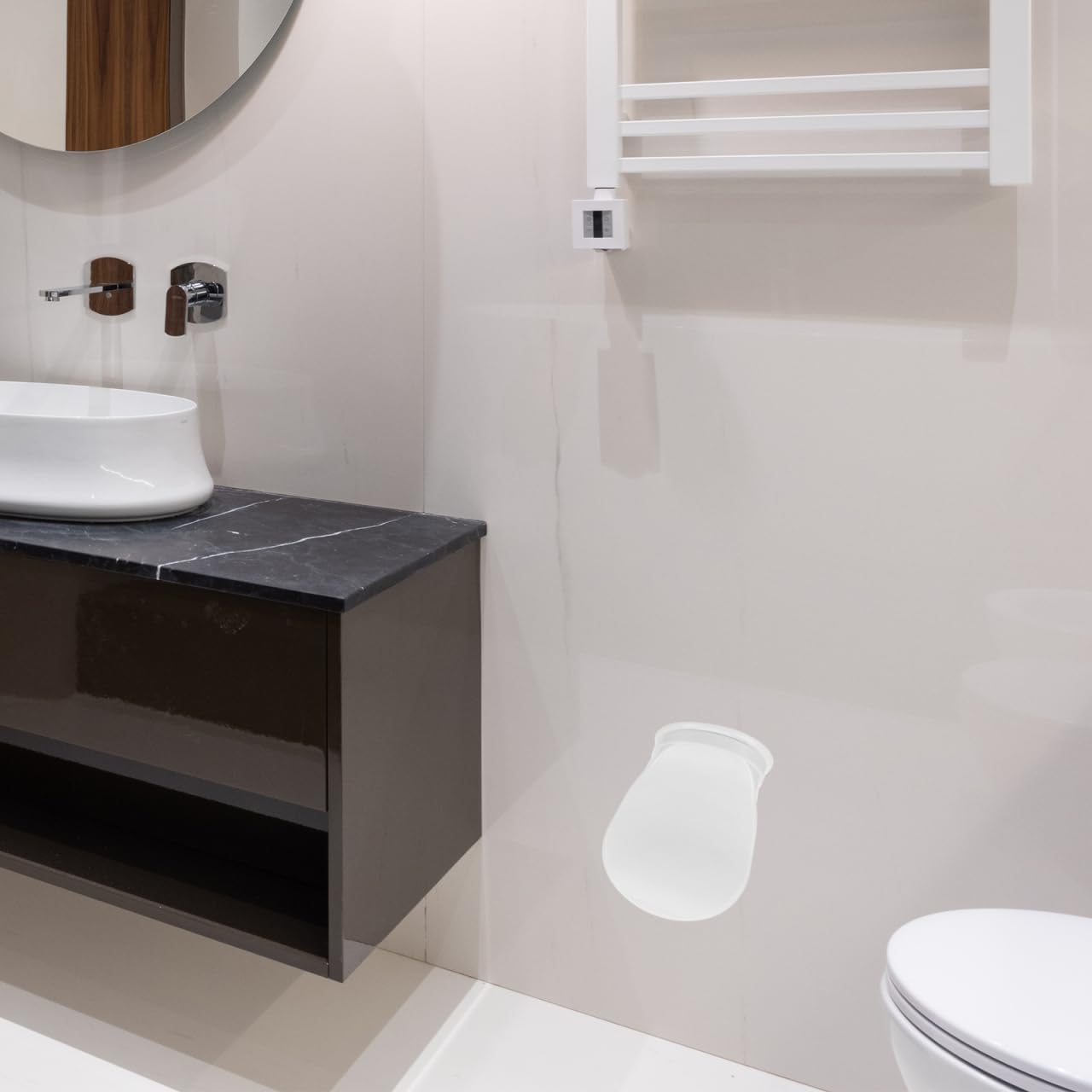 Healvian Wall-Mounted Shower Foot Rest Stool for Washing and Shaving, Non-Slip Pedal Aid for Elderly and Pregnant, Bathroom Footrest with Suction Cup image number 3