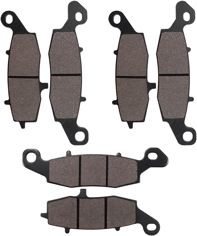 SOLLON Brake Pads Front and Rear Raplacement for Kawasaki Vulcan 1500 Vn1500/Vulcan 1600 VN1600 Classic/Vulcan 1600 VN1600 Nomad/Vulcan 1700 Vn1700/Vulcan 900 Vn900/Versys 650 KLE 650 image number 3