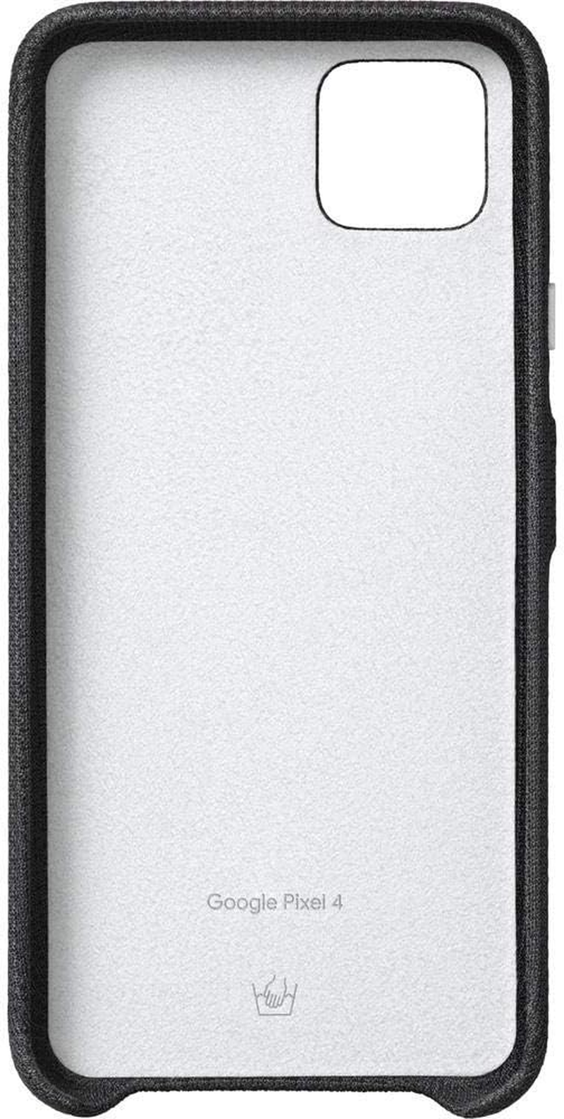 Google Pixel 4 Case, Just Black - Blue image number 3
