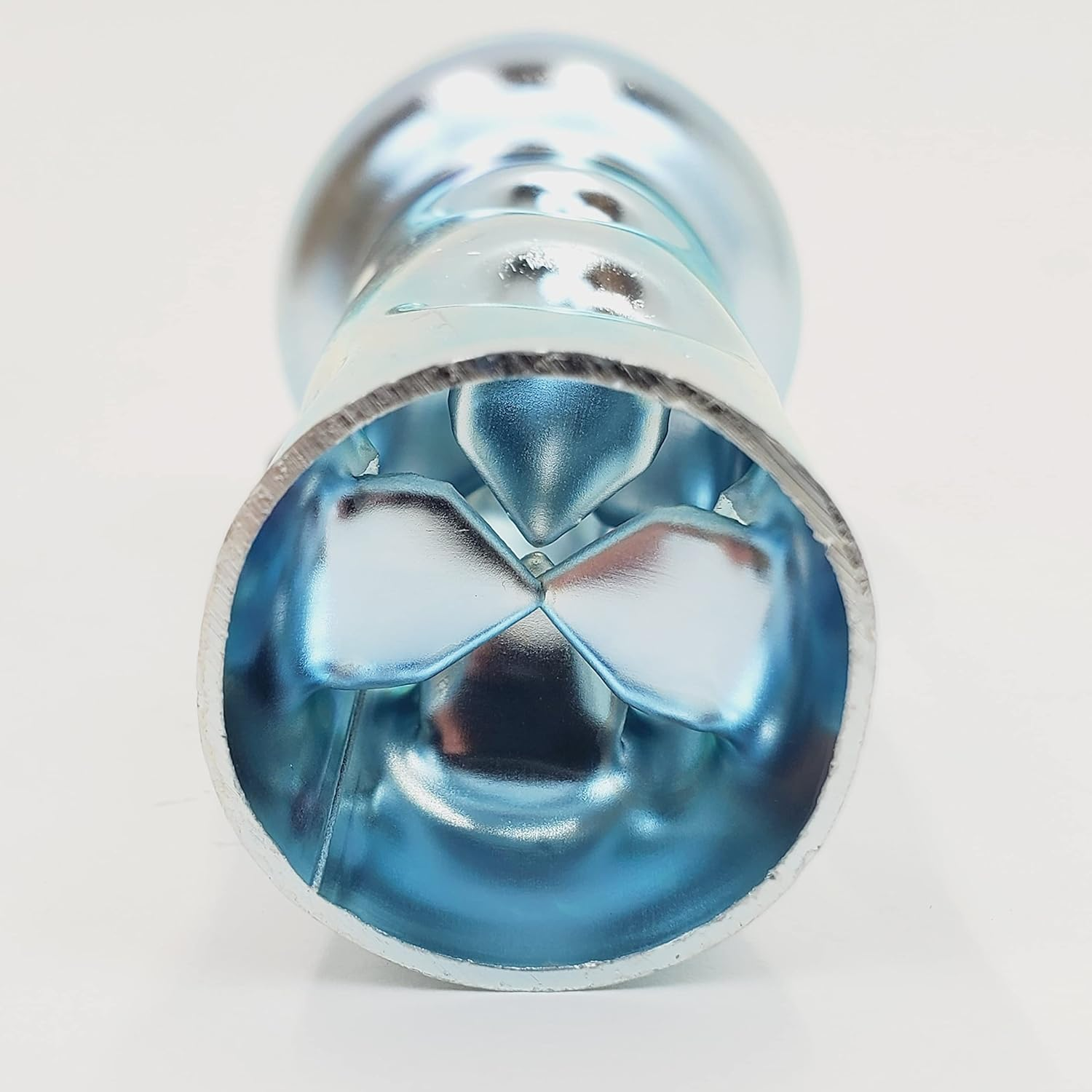 4&rdquo; SHORT Exhaust Baffles for 2" OD Exhaust Pipes & Mufflers &ndash; Noise Reducer/Silencer - SOLD as a PAIR W/Mounting Nut & Bolt &ndash; Galvanized Steel &ndash; Motorcycle, Harley, Chopper, Bobber, Cafe Racer image number 4