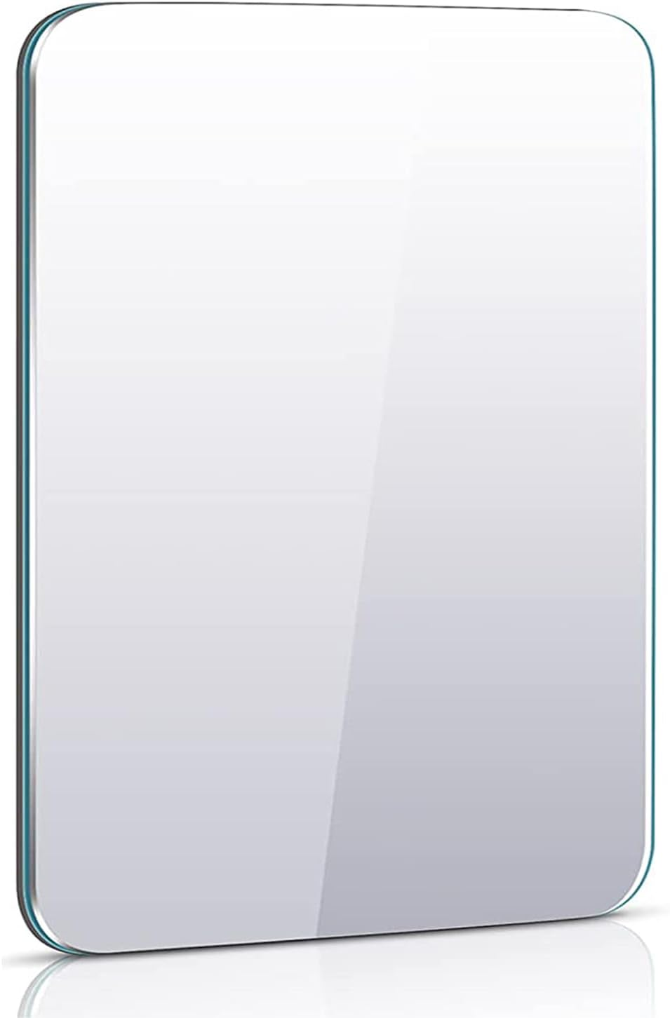 Tooackl Strong Magnetic Locker Mirror, 9X7Inch Super Clear Reflection Small Real Glass Mirror with Fully Magnetic Back for School Locker Refrigerator Office Cabinet.