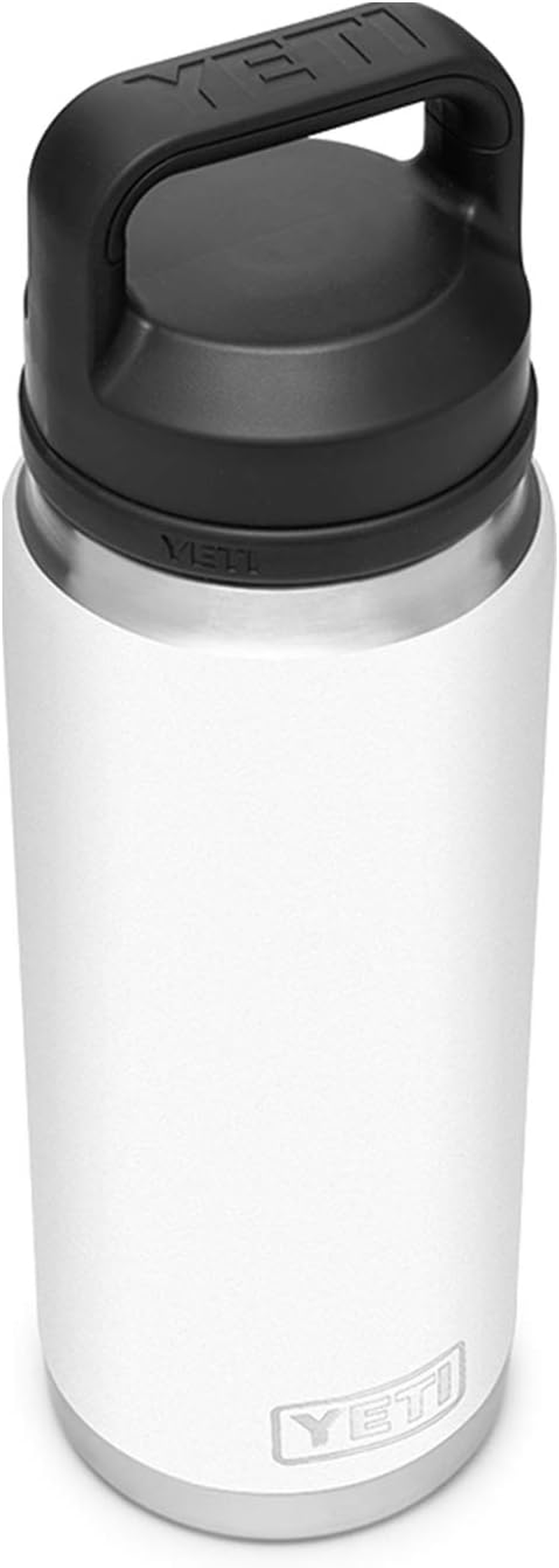 YETI Rambler 26 Oz Bottle, Vacuum Insulated, Stainless Steel with Chug Cap, White - Big Wave Blue image number 6