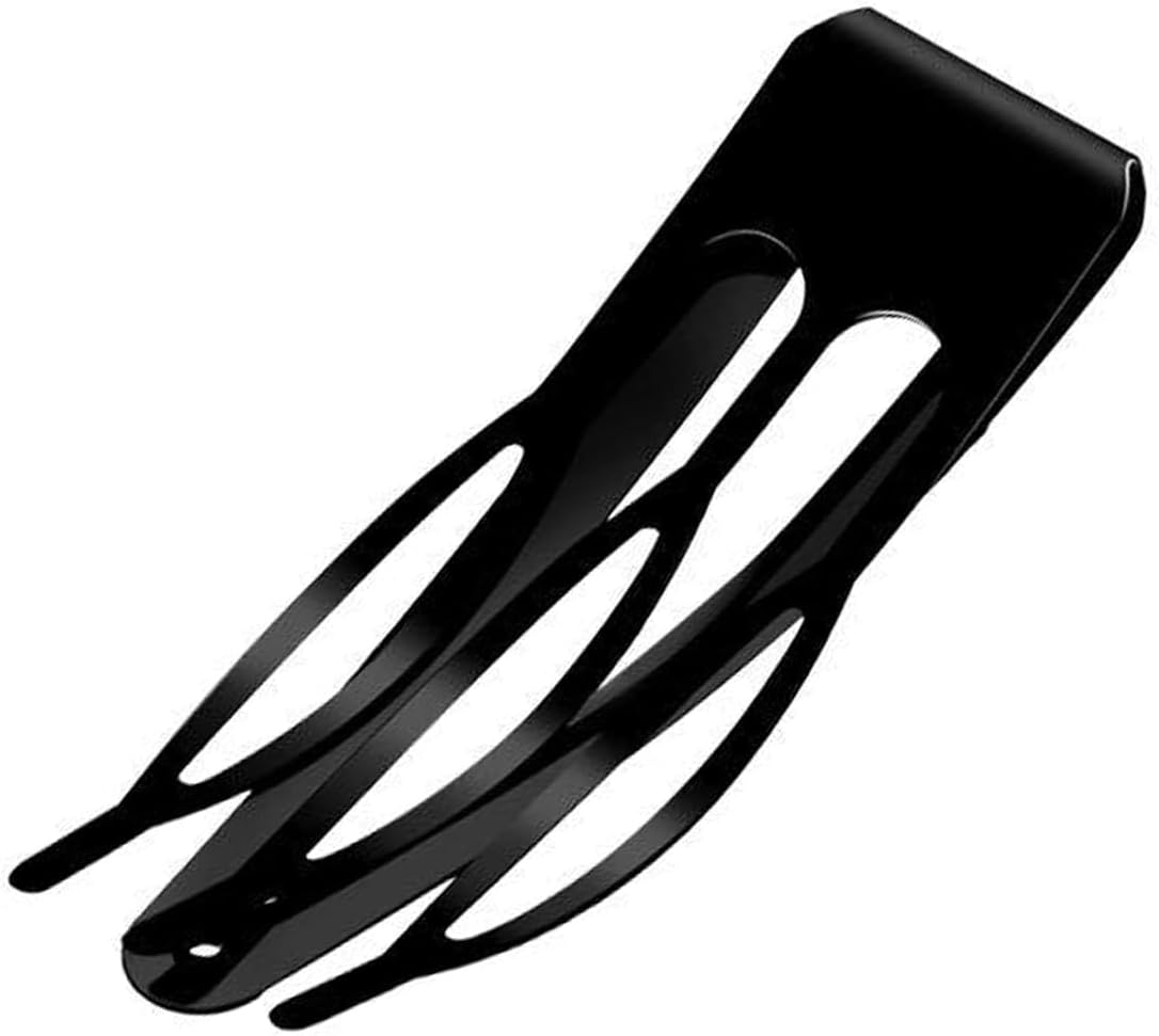 VOANZO 24 Pieces Double Grip Hair Barrettes Snap Hair Clips Metal Hair Grips Accessories Women Hair Barrettes for Hair Making Salon Supplies (Black) image number 5